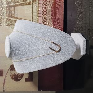 Letter U - Letter Pendant Fashion Necklace